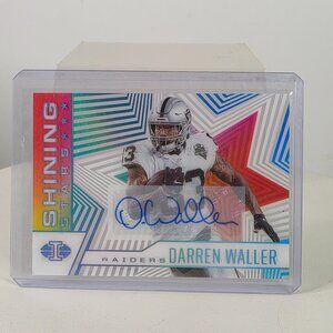 Panini Illusions 2021 Darren Waller Shining Stars Raiders Autographed Card No. S